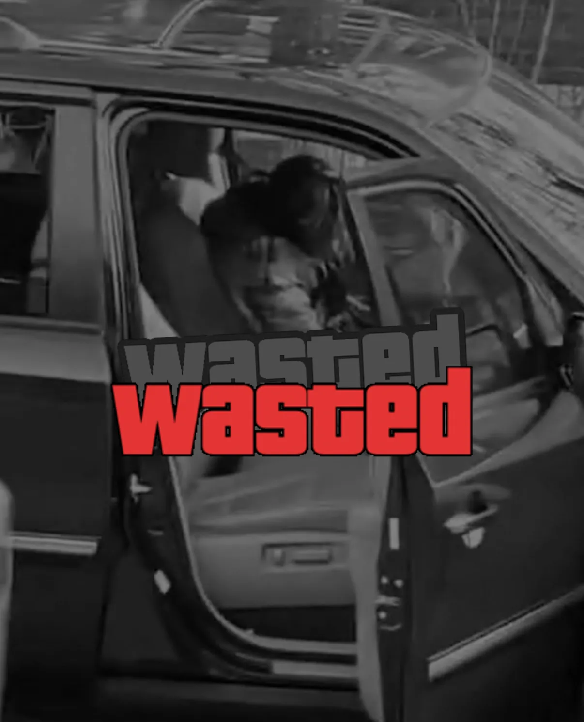 GTA Wasted Meme #44 with the wasted filter applied.
