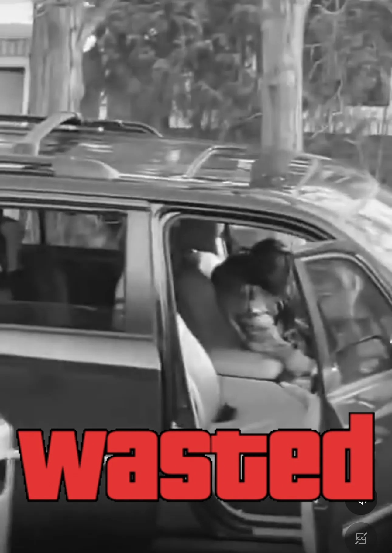 GTA Wasted Meme #45 with the wasted filter applied.