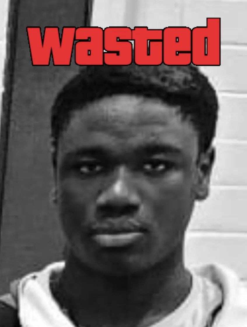 GTA Wasted Meme #49 with the wasted filter applied.