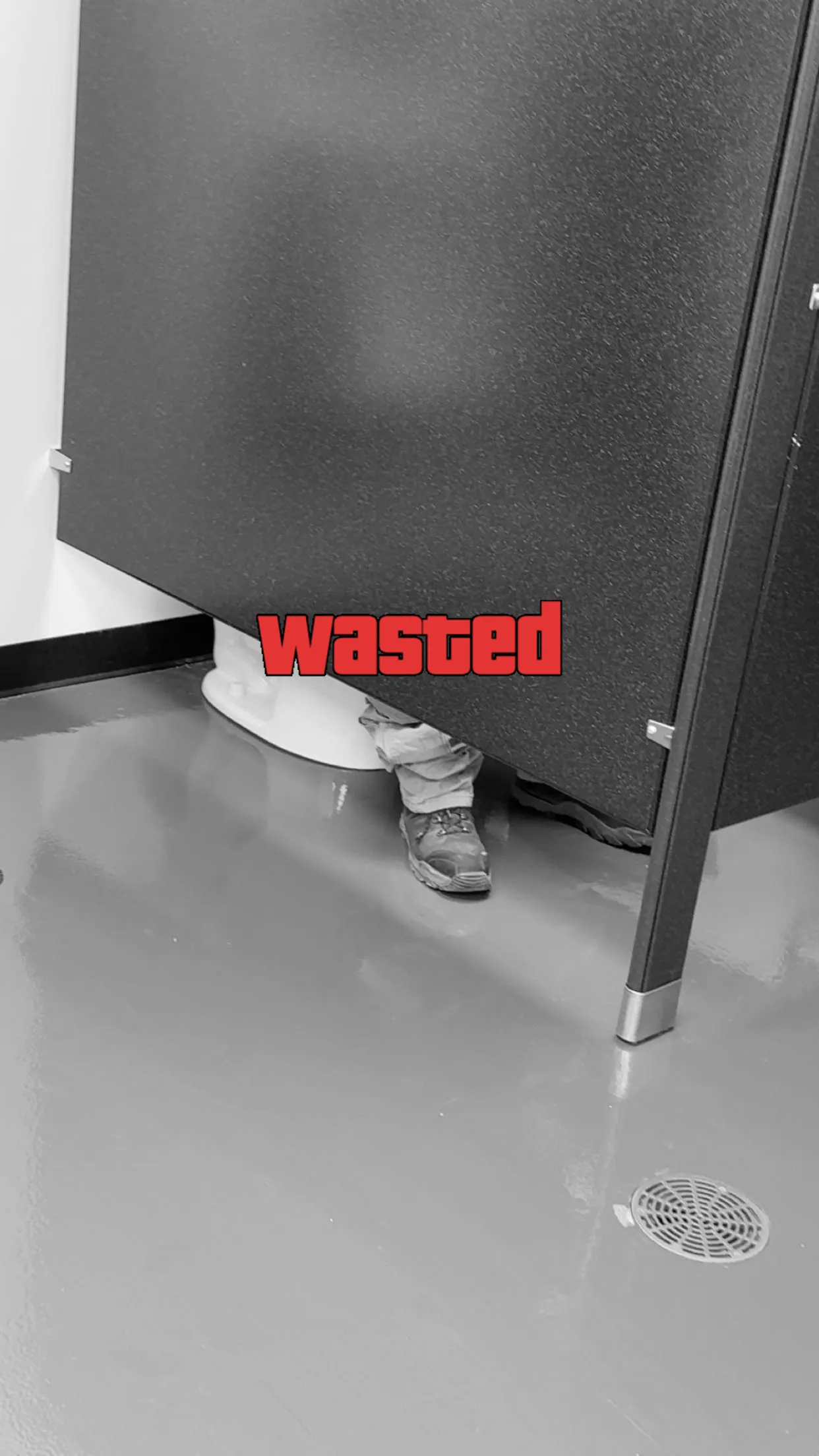 GTA Wasted Meme #53 with the wasted filter applied.