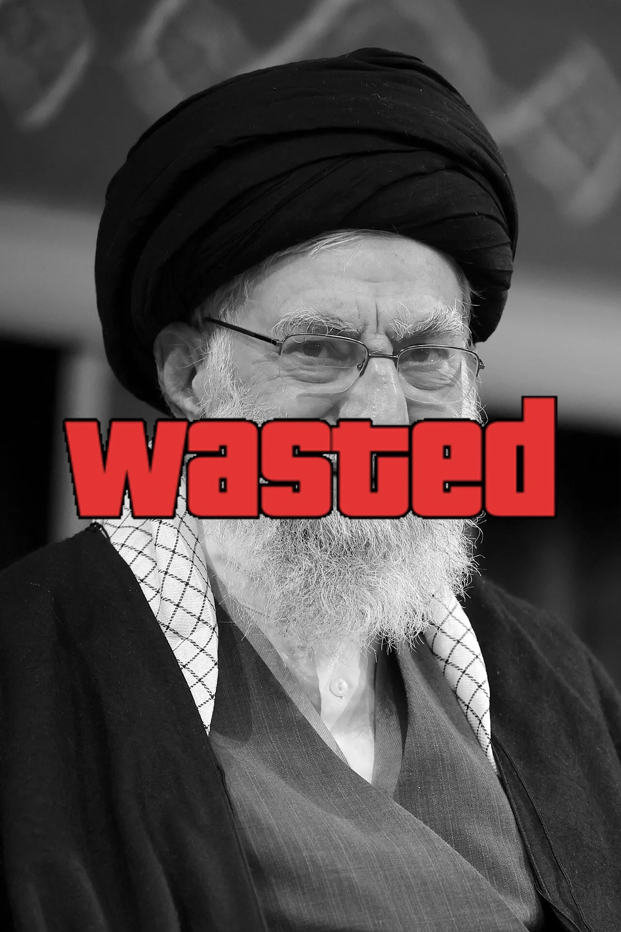 GTA Wasted Meme #54 with the wasted filter applied.