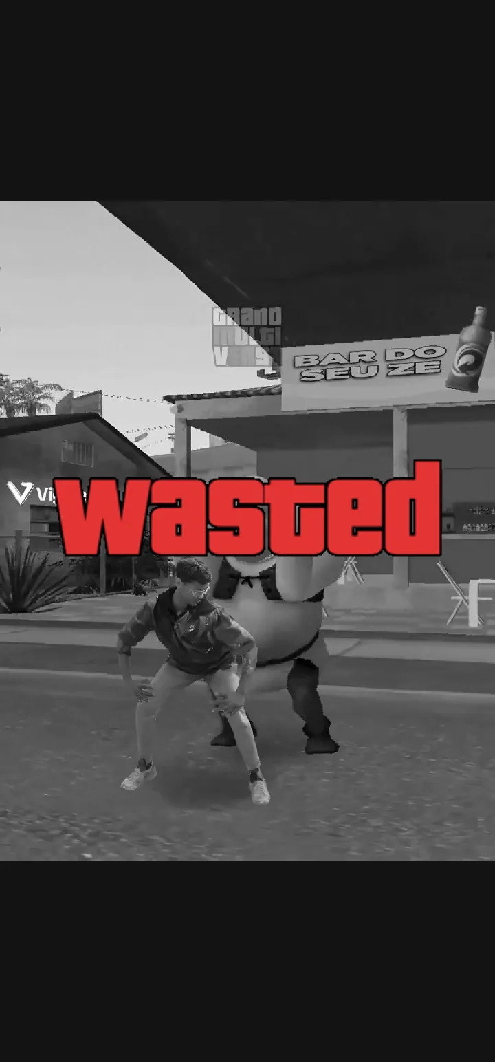 GTA Wasted Meme #63 with the wasted filter applied.