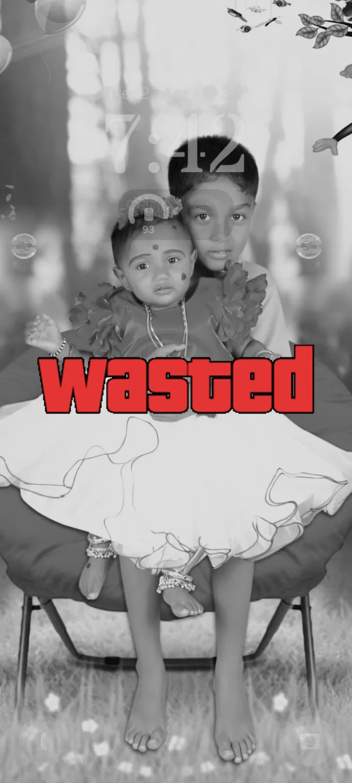 GTA Wasted Meme #80 with the wasted filter applied.