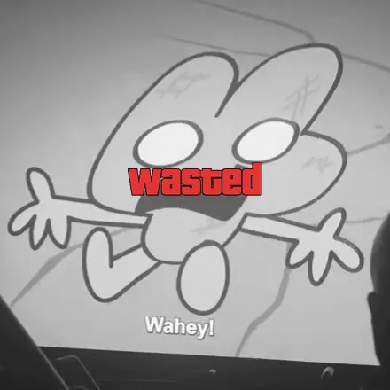 GTA Wasted Meme #117 with the wasted filter applied.