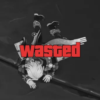 GTA Wasted Meme #119 with the wasted filter applied.
