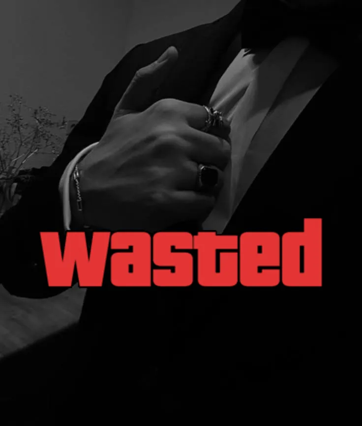 GTA Wasted Meme #118 with the wasted filter applied.