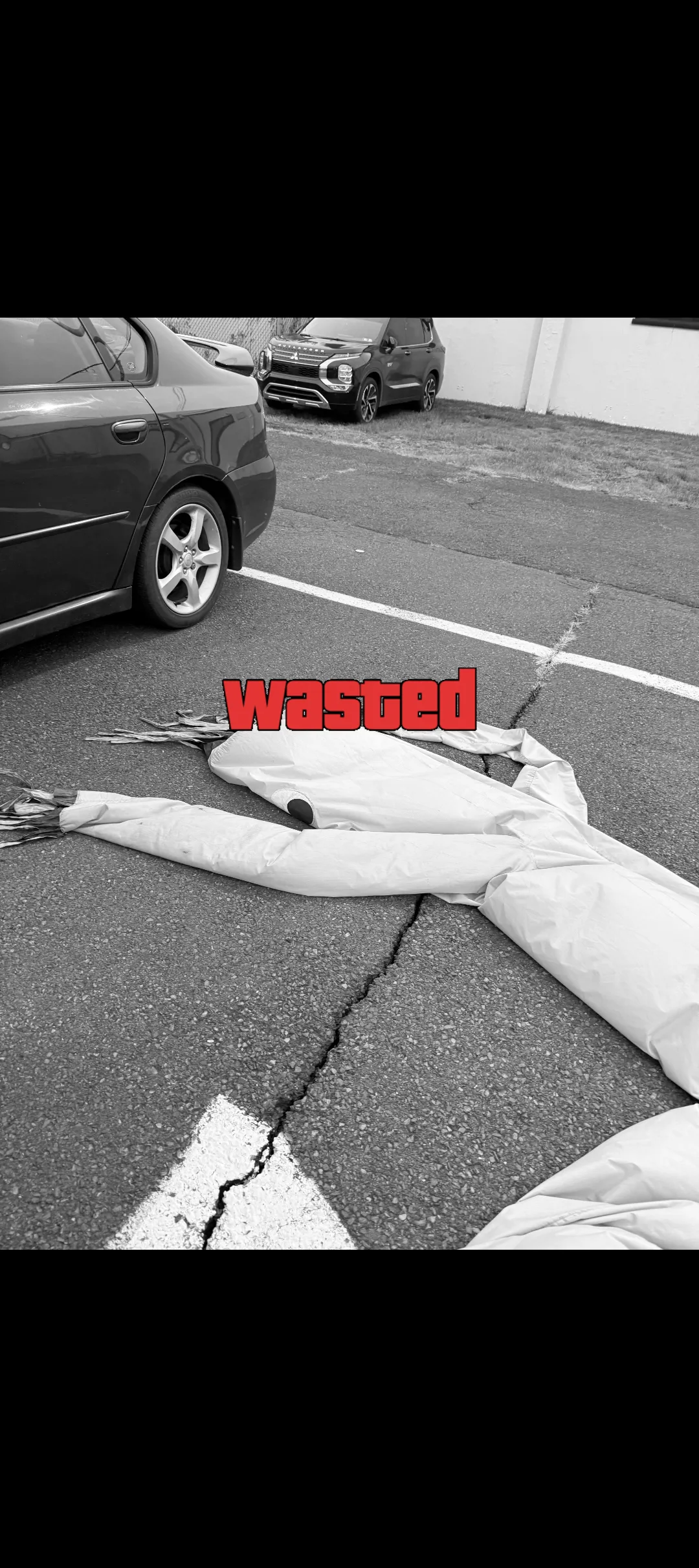 GTA Wasted Meme #121 with the wasted filter applied.