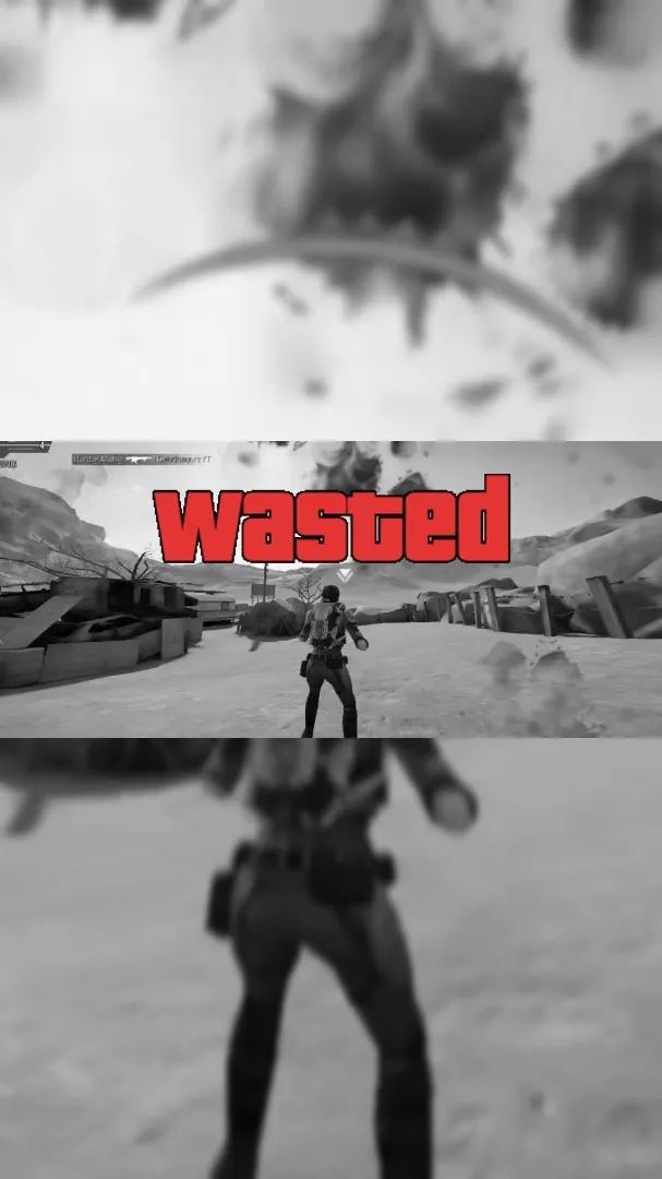 GTA Wasted Meme #104 with the wasted filter applied.